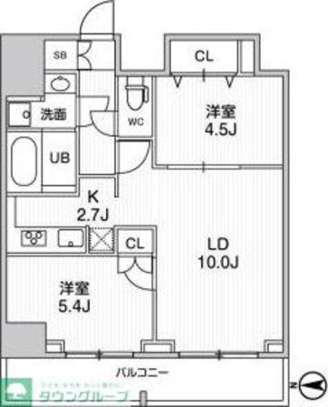 グラシアプレイス曳舟の物件間取画像
